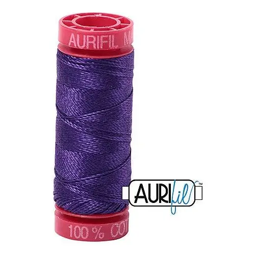 Aurifil Mako 12wt Cotton 50 m 54 yd. spool - 2582 Dark Violet Aurifil Mako 12wt Cotton 50 m 54 yd. spool - 2582 Dark Violet