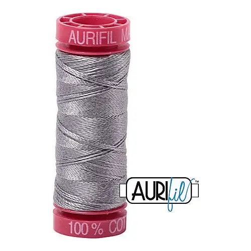 Aurifil Mako 12wt Cotton 50 m 54 yd. spool - 2625 Arctic Ice Aurifil Mako 12wt Cotton 50 m 54 yd. spool - 2625 Arctic Ice
