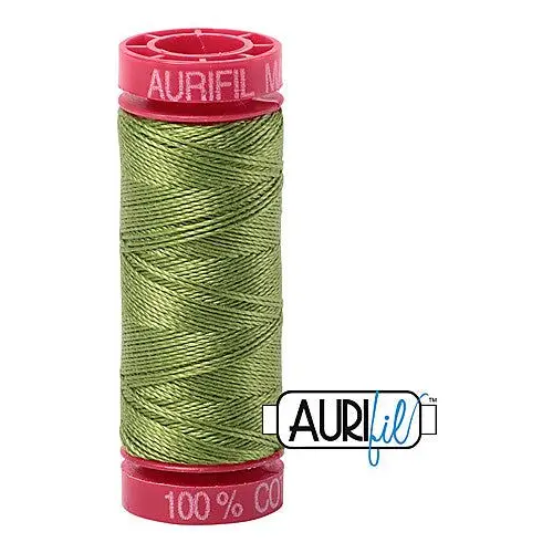 Aurifil Mako 12wt Cotton 50 m 54 yd. spool - 2888 Fern Green Aurifil Mako 12wt Cotton 50 m 54 yd. spool - 2888 Fern Green