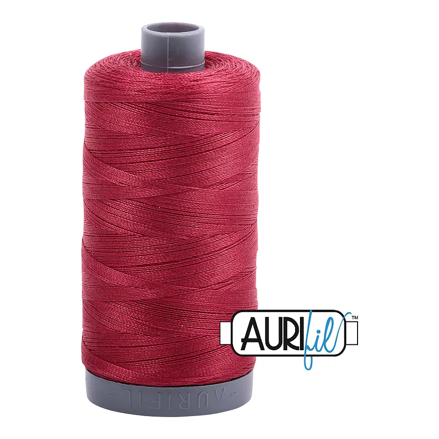 Aurifil Mako 28wt Cotton 750 m 820 yd. spool - 1103 Burgundy Aurifil Mako 28wt Cotton 750 m 820 yd. spool - 1103 Burgundy