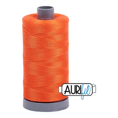 Aurifil Mako 28wt Cotton 750 m 820 yd. spool - 1104 Neon Orange Aurifil Mako 28wt Cotton 750 m 820 yd. spool - 1104 Neon Orange