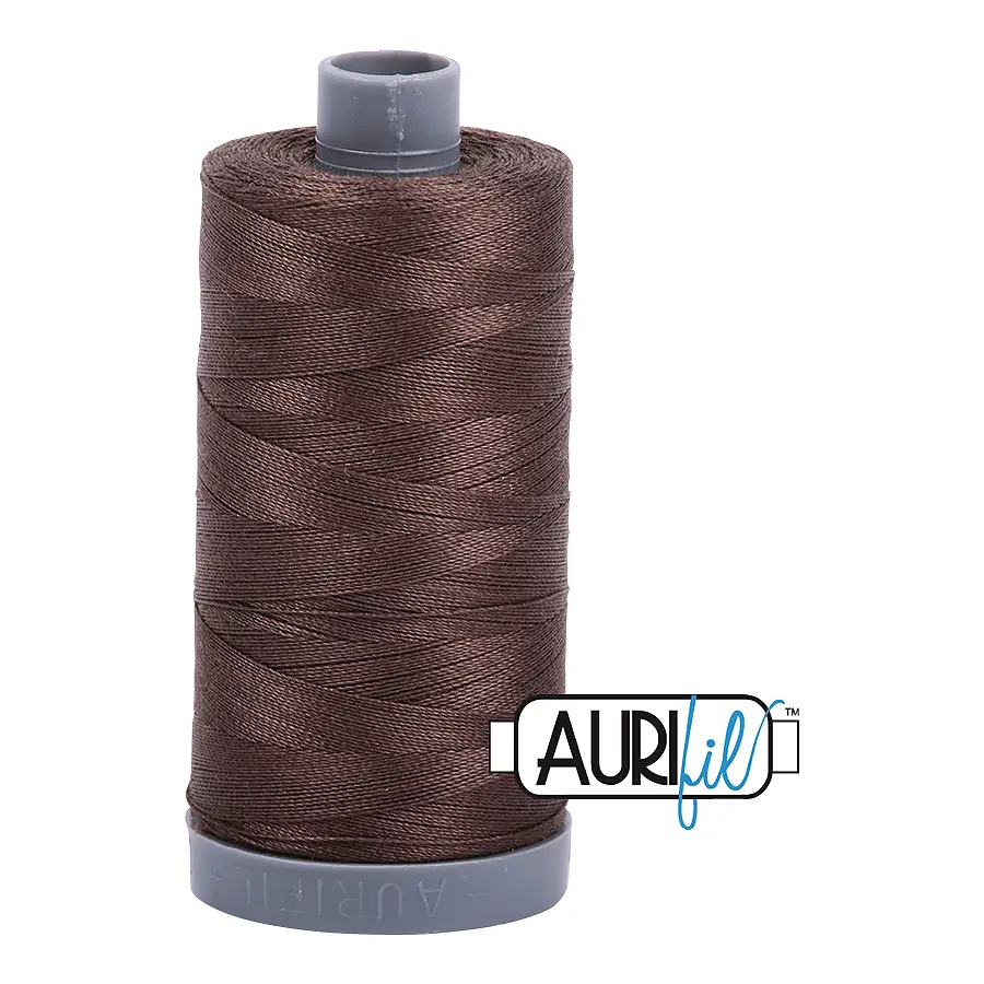 Aurifil Mako 28wt Cotton 750 m 820 yd. spool - 1140 Bark Aurifil Mako 28wt Cotton 750 m 820 yd. spool - 1140 Bark