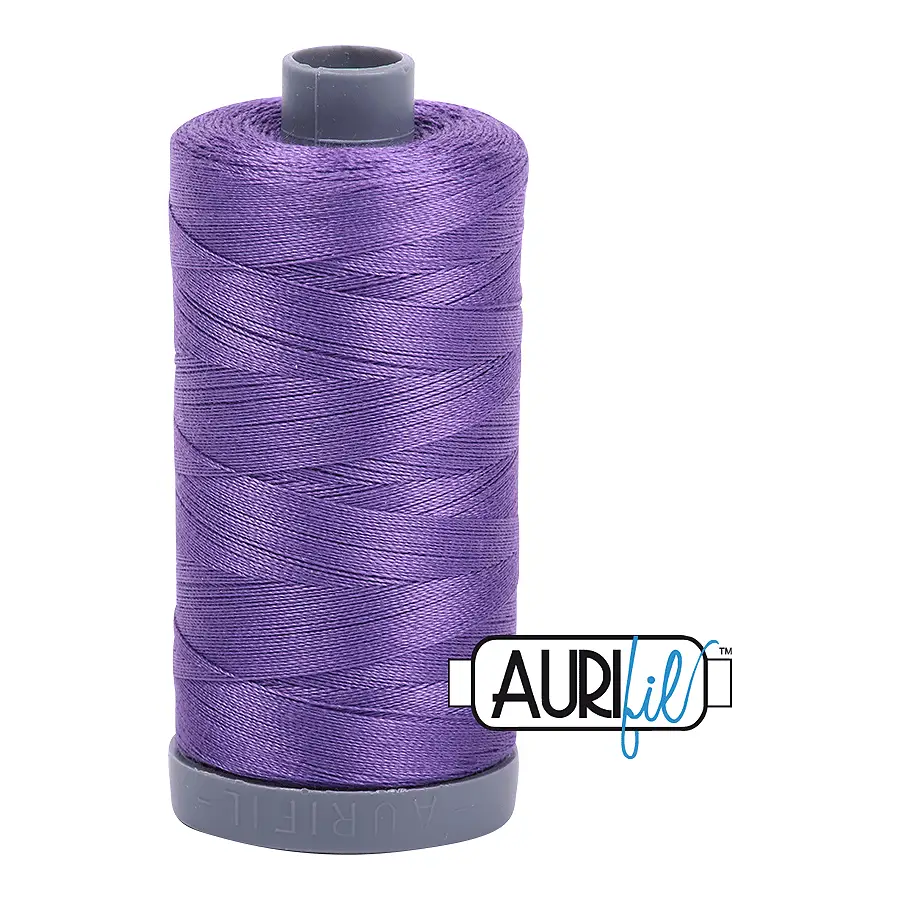 Aurifil Mako 28wt Cotton 750 m 820 yd. spool - 1243 Dusty Lavender Aurifil Mako 28wt Cotton 750 m 820 yd. spool - 1243 Dusty Lavender