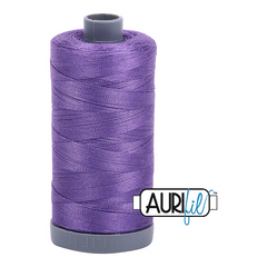 Aurifil Mako 28wt Cotton 750 m 820 yd. spool - 1243 Dusty Lavender Aurifil Mako 28wt Cotton 750 m 820 yd. spool - 1243 Dusty Lavender