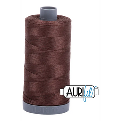 Aurifil Mako 28wt Cotton 750 m 820 yd. spool - 1285 Medium Bark Aurifil Mako 28wt Cotton 750 m 820 yd. spool - 1285 Medium Bark