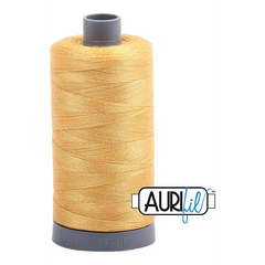 Aurifil Mako 28wt Cotton 750 m 820 yd. spool - 2134 Spun Gold Aurifil Mako 28wt Cotton 750 m 820 yd. spool - 2134 Spun Gold