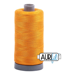 Aurifil Mako 28wt Cotton 750 m 820 yd. spool - 2145 Yellow Orange Aurifil Mako 28wt Cotton 750 m 820 yd. spool - 2145 Yellow Orange