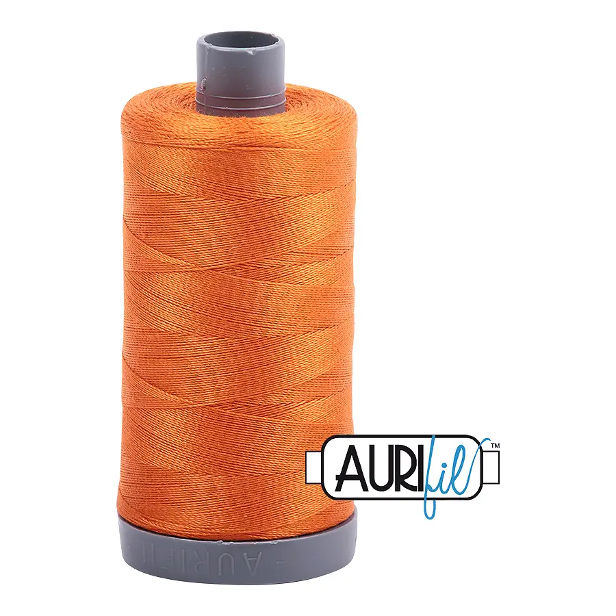 Aurifil Mako 28wt Cotton 750 m 820 yd. spool - 2150 Pumpkin Aurifil Mako 28wt Cotton 750 m 820 yd. spool - 2150 Pumpkin