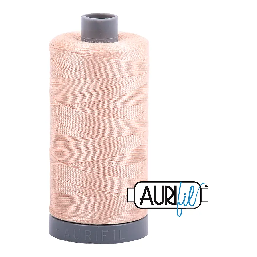 Aurifil Mako 28wt Cotton 750 m 820 yd. spool - 2205 Apricot Aurifil Mako 28wt Cotton 750 m 820 yd. spool - 2205 Apricot