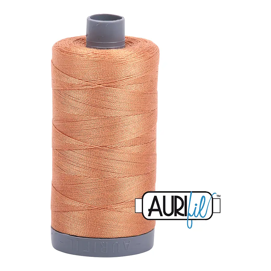 Aurifil Mako 28wt Cotton 750 m 820 yd. spool - 2210 Caramel Aurifil Mako 28wt Cotton 750 m 820 yd. spool - 2210 Caramel
