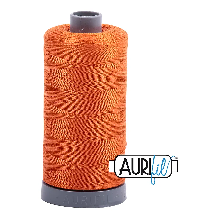Aurifil Mako 28wt Cotton 750 m 820 yd. spool - 2235 Orange Aurifil Mako 28wt Cotton 750 m 820 yd. spool - 2235 Orange