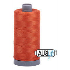 Aurifil Mako 28wt Cotton 750 m 820 yd. spool - 2240 Rusty Orange Aurifil Mako 28wt Cotton 750 m 820 yd. spool - 2240 Rusty Orange