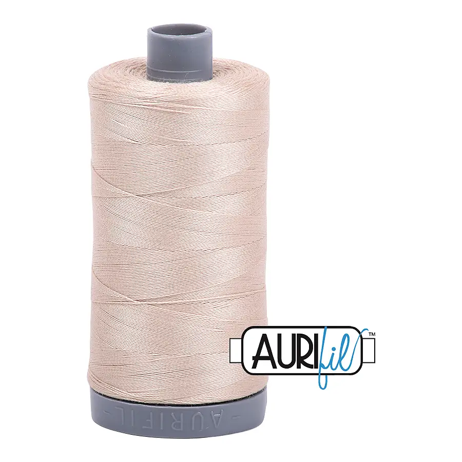 Aurifil Mako 28wt Cotton 750 m 820 yd. spool - 2312 Ermine Aurifil Mako 28wt Cotton 750 m 820 yd. spool - 2312 Ermine