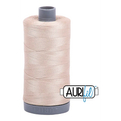 Aurifil Mako 28wt Cotton 750 m 820 yd. spool - 2312 Ermine Aurifil Mako 28wt Cotton 750 m 820 yd. spool - 2312 Ermine