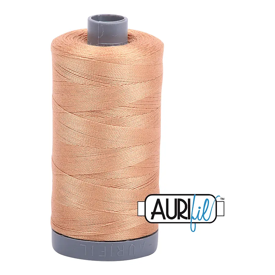 Aurifil Mako 28wt Cotton 750 m 820 yd. spool - 2320 Light Toast Aurifil Mako 28wt Cotton 750 m 820 yd. spool - 2320 Light Toast