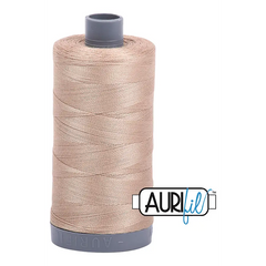 Aurifil Mako 28wt Cotton 750 m 820 yd. spool - 2326 Sand Aurifil Mako 28wt Cotton 750 m 820 yd. spool - 2326 Sand