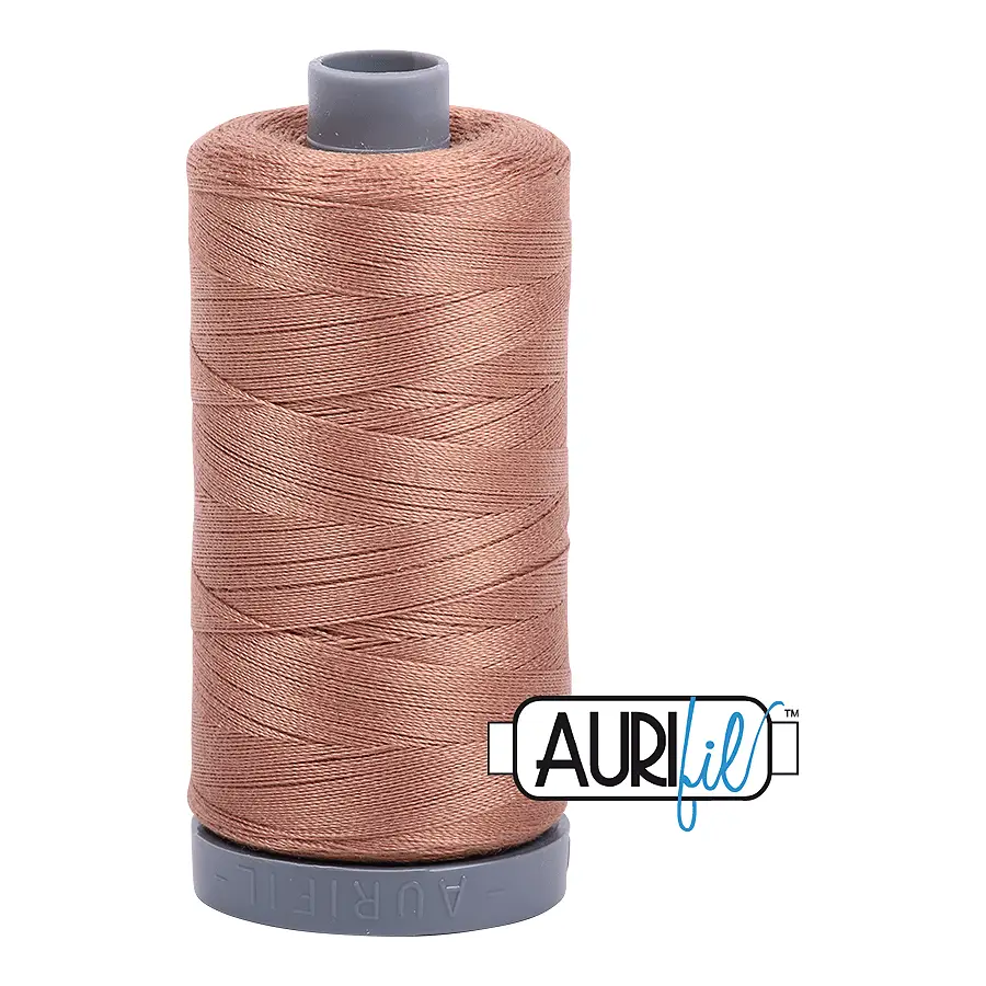 Aurifil Mako 28wt Cotton 750 m 820 yd. spool - 2340 Cafe au Lait Aurifil Mako 28wt Cotton 750 m 820 yd. spool - 2340 Cafe au Lait