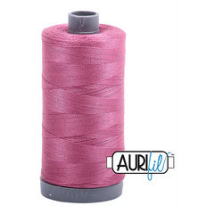 Aurifil Mako 28wt Cotton 750 m 820 yd. spool - 2452 Dusty Rose Aurifil Mako 28wt Cotton 750 m 820 yd. spool - 2452 Dusty Rose