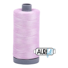 Aurifil Mako 28wt Cotton 750 m 820 yd. spool - 2510 Light Lilac Aurifil Mako 28wt Cotton 750 m 820 yd. spool - 2510 Light Lilac