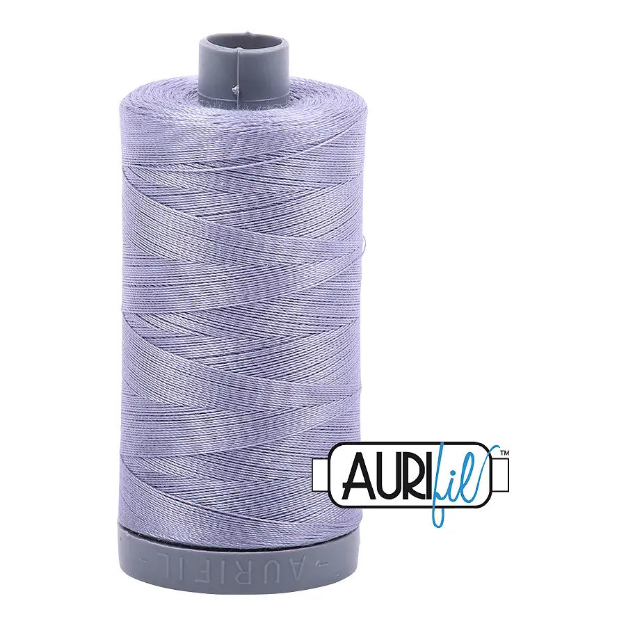 Aurifil Mako 28wt Cotton 750 m 820 yd. spool - 2524 Grey Violet Aurifil Mako 28wt Cotton 750 m 820 yd. spool - 2524 Grey Violet