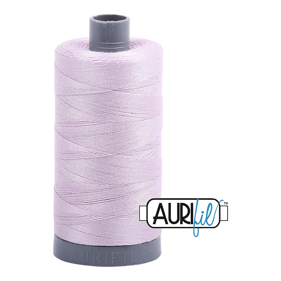 Aurifil Mako 28wt Cotton 750 m 820 yd. spool - 2564 Pale Lilac Aurifil Mako 28wt Cotton 750 m 820 yd. spool - 2564 Pale Lilac