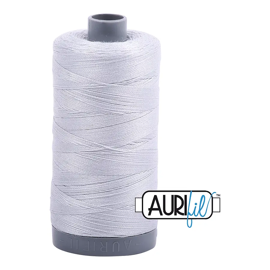 Aurifil Mako 28wt Cotton 750 m 820 yd. spool - 2600 Dove Aurifil Mako 28wt Cotton 750 m 820 yd. spool - 2600 Dove
