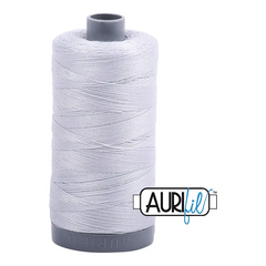 Aurifil Mako 28wt Cotton 750 m 820 yd. spool - 2600 Dove Aurifil Mako 28wt Cotton 750 m 820 yd. spool - 2600 Dove