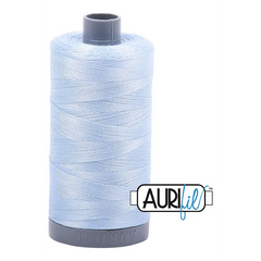 Aurifil Mako 28wt Cotton 750 m 820 yd. spool - 2710 Light Robins Egg Aurifil Mako 28wt Cotton 750 m 820 yd. spool - 2710 Light Robins Egg