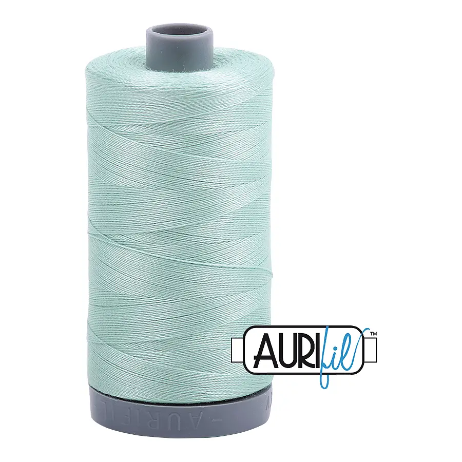 Aurifil Mako 28wt Cotton 750 m 820 yd. spool - 2830 Mint Aurifil Mako 28wt Cotton 750 m 820 yd. spool - 2830 Mint