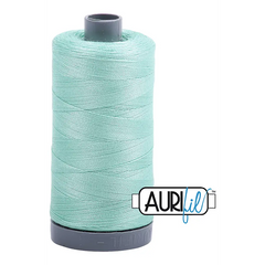 Aurifil Mako 28wt Cotton 750 m 820 yd. spool - 2835 Medium Mint Aurifil Mako 28wt Cotton 750 m 820 yd. spool - 2835 Medium Mint