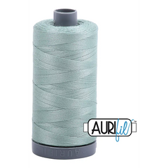 Aurifil Mako 28wt Cotton 750 m 820 yd. spool - 2845 Light Juniper Aurifil Mako 28wt Cotton 750 m 820 yd. spool - 2845 Light Juniper