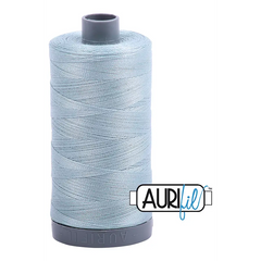 Aurifil Mako 28wt Cotton 750 m 820 yd. spool - 2847 Bright Grey Blue Aurifil Mako 28wt Cotton 750 m 820 yd. spool - 2847 Bright Grey Blue