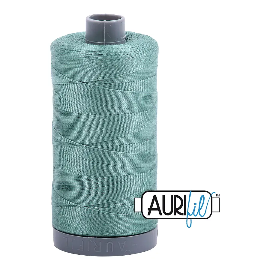 Aurifil Mako 28wt Cotton 750 m 820 yd. spool - 2850 Medium Juniper Aurifil Mako 28wt Cotton 750 m 820 yd. spool - 2850 Medium Juniper