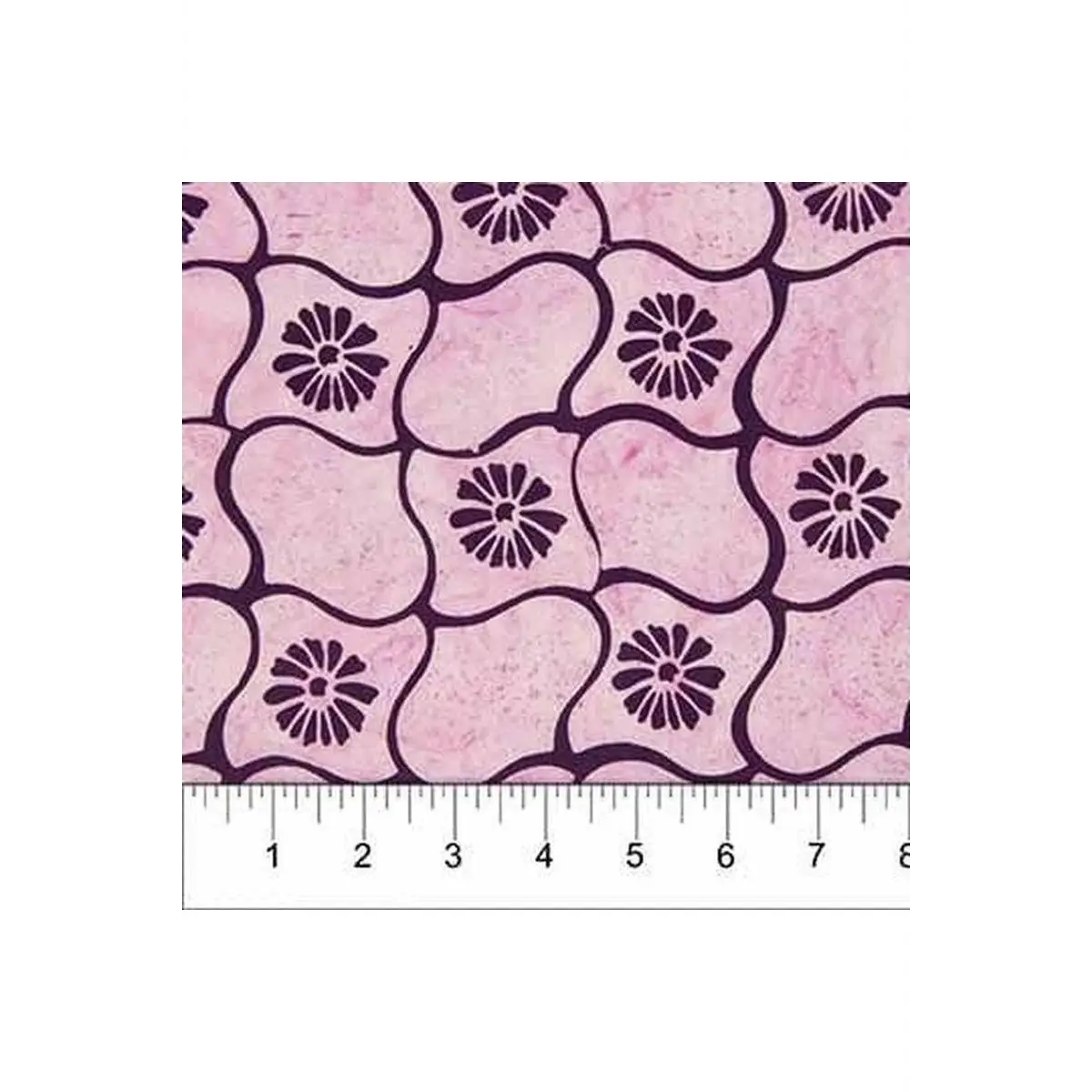 Fabric, Northcott - Daisy Chain - Bayan Batiks Fabric, Northcott - Daisy Chain - Bayan Batiks