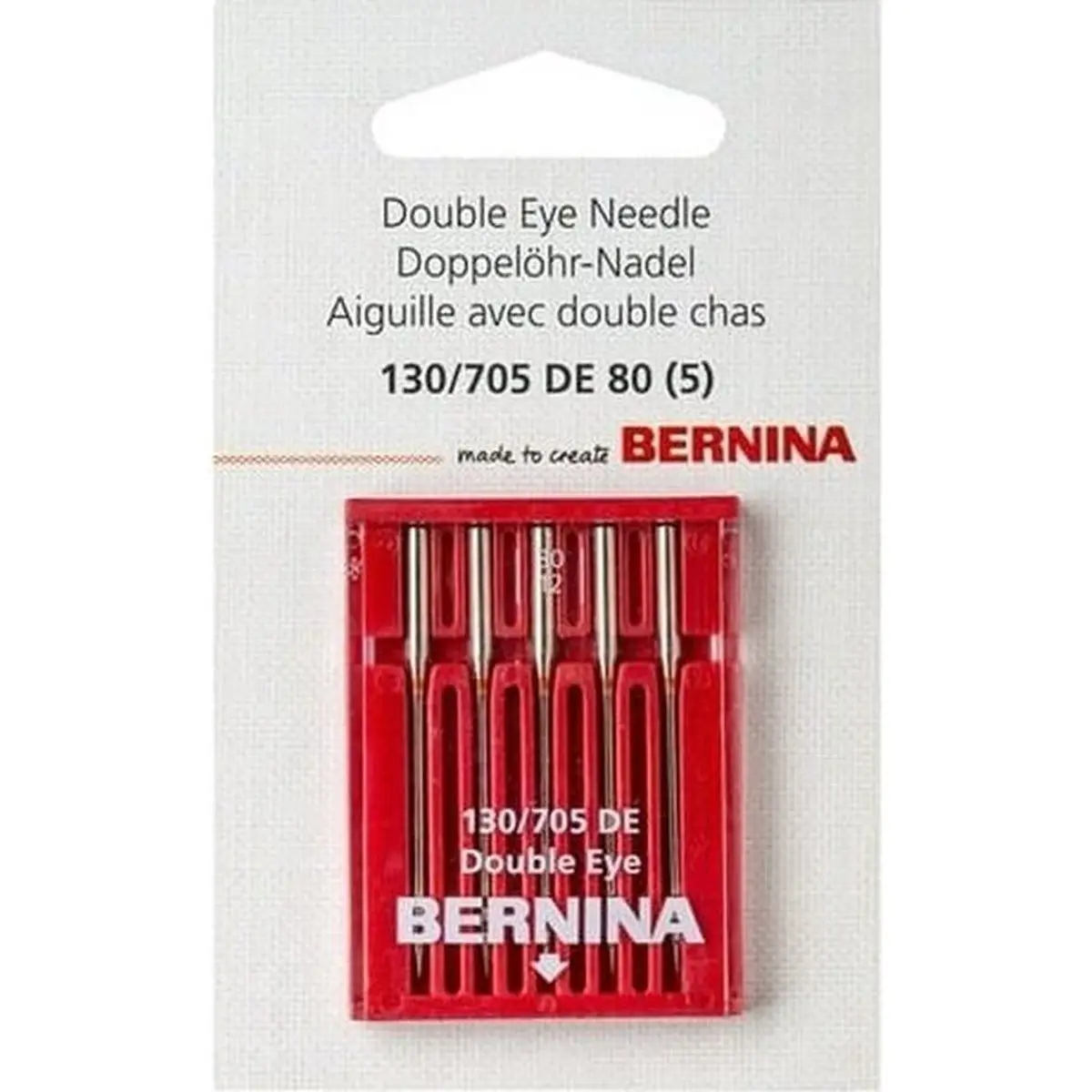 Bernina Double Eye Needles Bernina Double Eye Needles