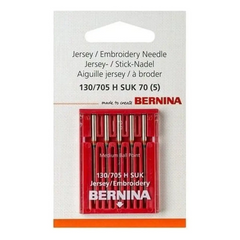 Bernina Jersey/Embroidery Needles 130/705 H SUK - 5/PKG Bernina Jersey/Embroidery Needles 130/705 H SUK - 5/PKG