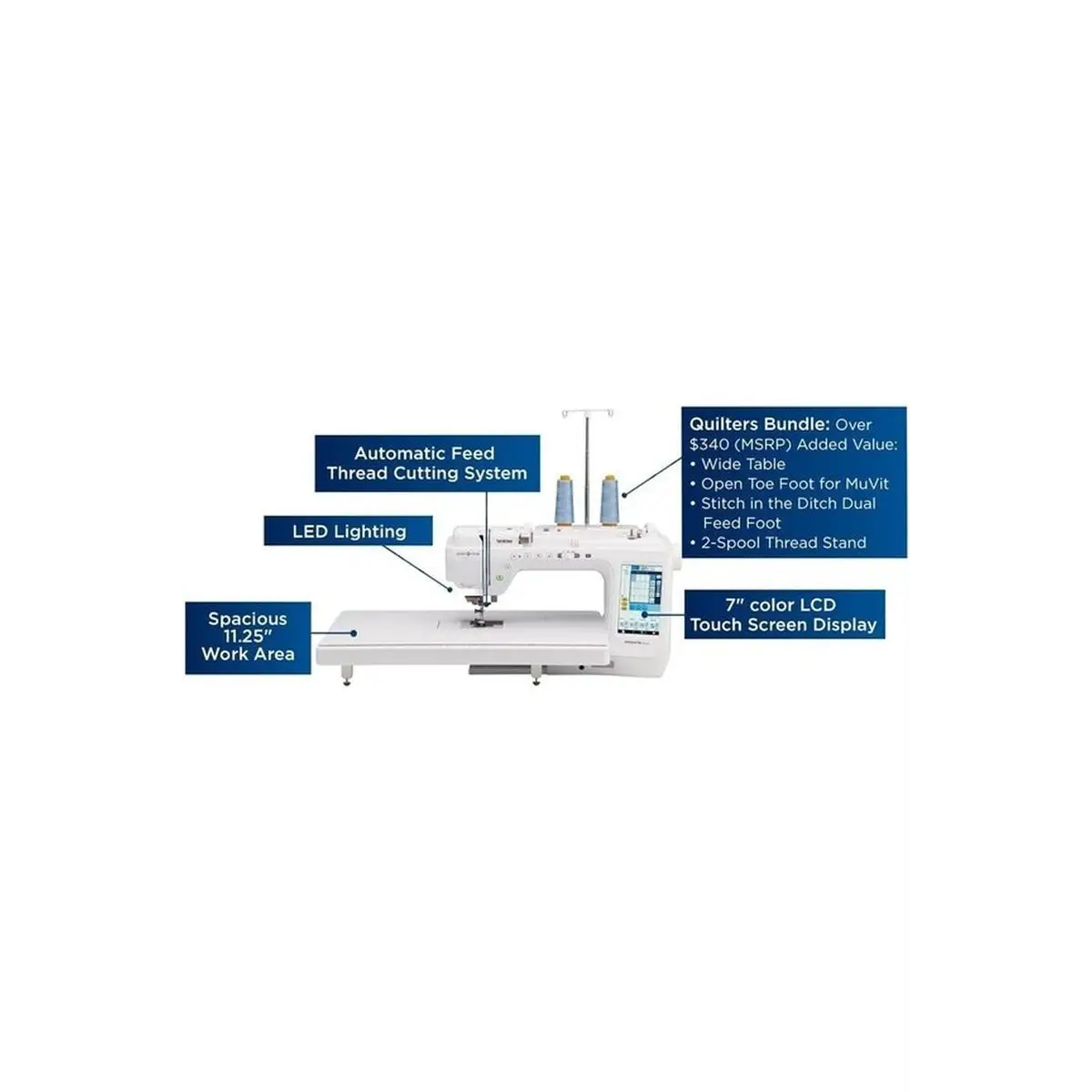 BROTHER BQ2500 The Hobbyist Sewing & Quilting Machine BROTHER BQ2500 The Hobbyist Sewing & Quilting Machine