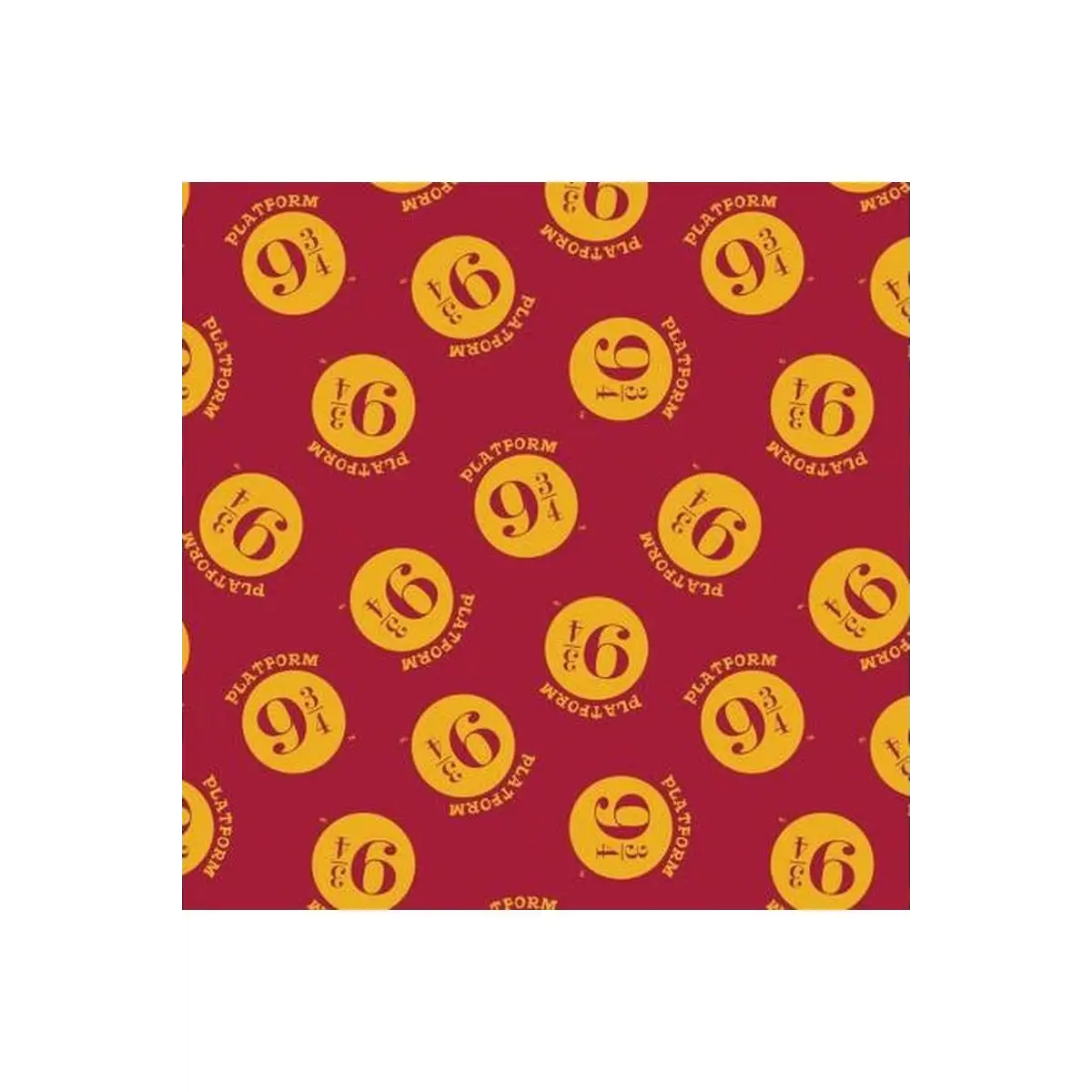 Harry Potter Burgundy Platform 9 3/4 Flannel Harry Potter Burgundy Platform 9 3/4 Flannel