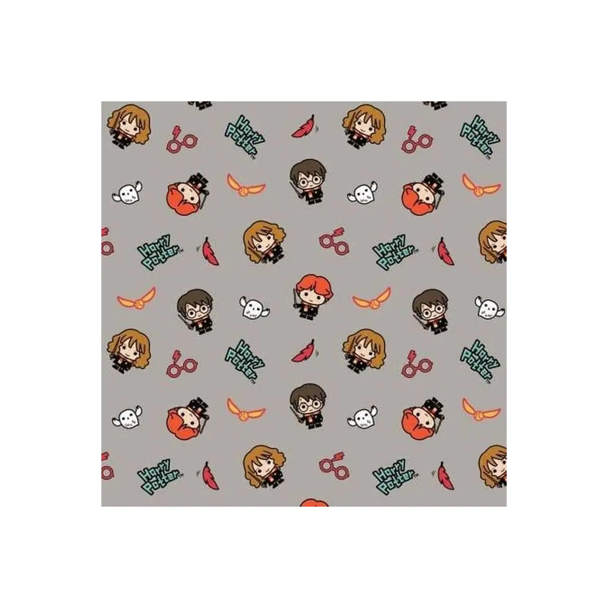 Harry Potter Kawaii Trio Toss - Grey 23800673-06 Harry Potter Kawaii Trio Toss - Grey 23800673-06