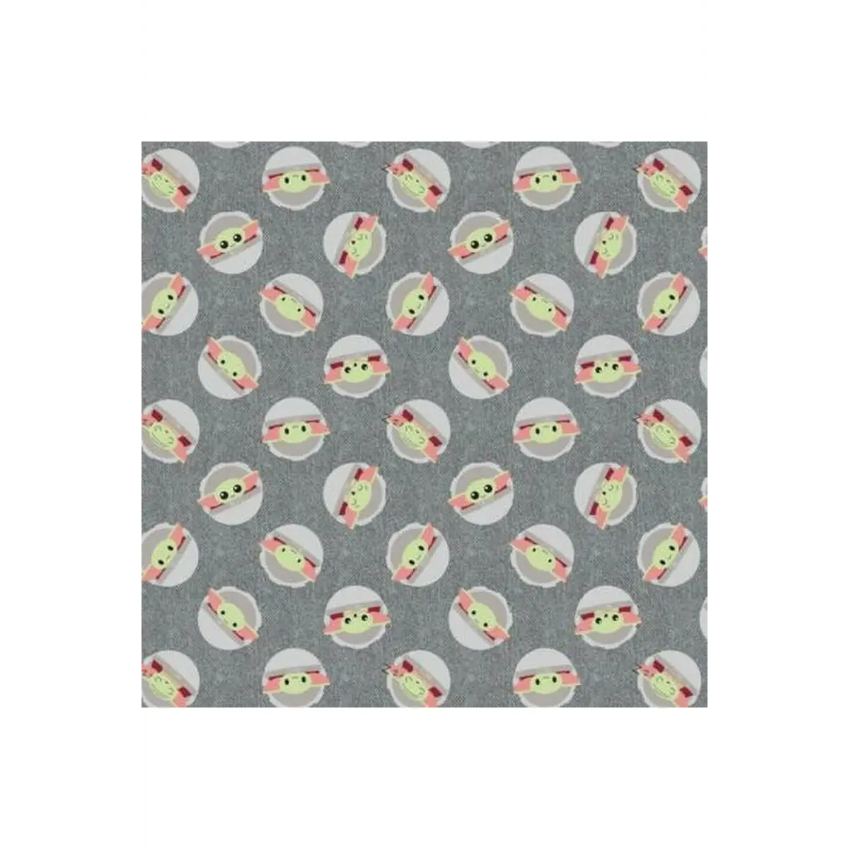 Grey Star Wars Mandalorian & Baby Yoda Toss Grey Star Wars Mandalorian & Baby Yoda Toss