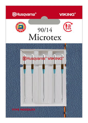 HUSQVARNA® VIKING® Microtex Needles Size 90/14  5-Pack HUSQVARNA® VIKING® Microtex Needles Size 90/14  5-Pack