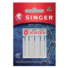 SINGER® Denim Needles Size 100/16 5-Pack SINGER® Denim Needles Size 100/16 5-Pack
