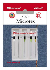HUSQVARNA® VIKING® Microtex Needles Assorted Sizes 5-Pack HUSQVARNA® VIKING® Microtex Needles Assorted Sizes 5-Pack
