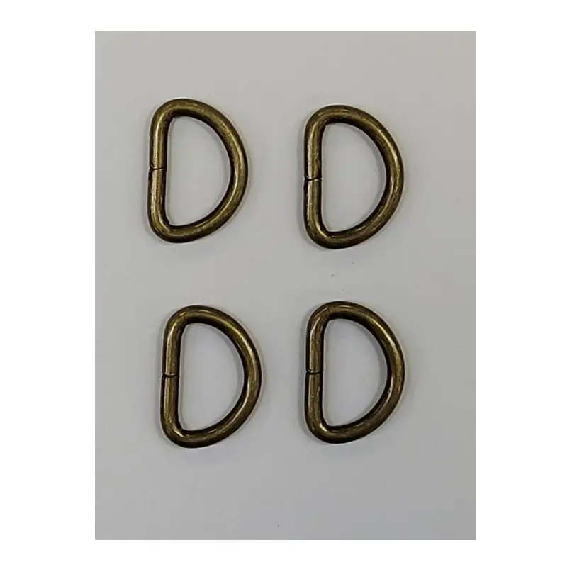 Emmaline, D-Rings 4 pack 1/2" 12mm Emmaline, D-Rings 4 pack 1/2" 12mm