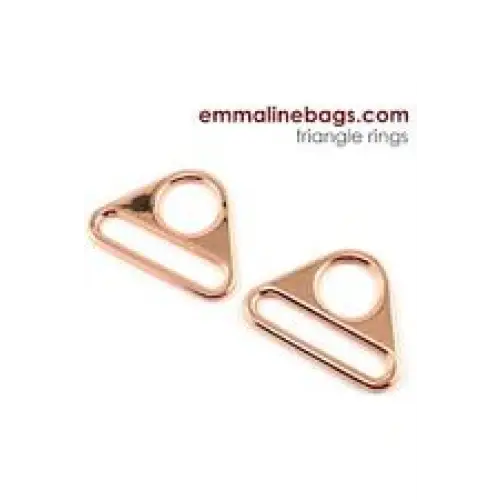 Emmaline, Triangle Rings: 1" 25 mm 2 Pack Emmaline, Triangle Rings: 1" 25 mm 2 Pack