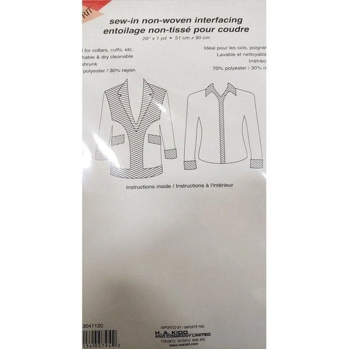 Esprit Sew In Non-Woven White Esprit Sew In Non-Woven White