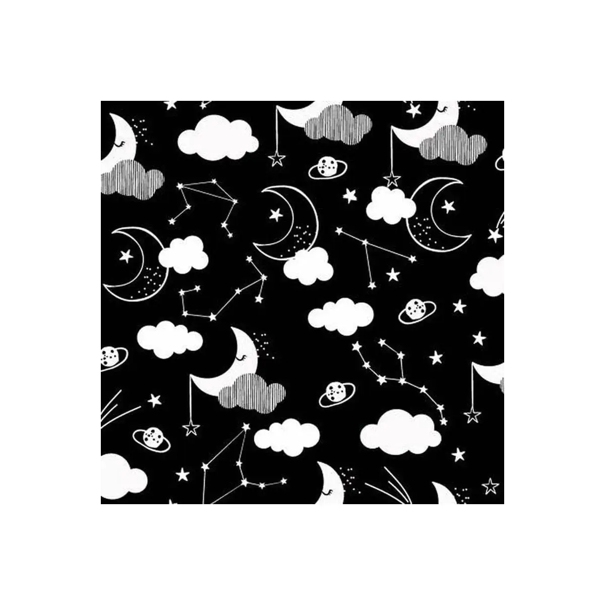 DFDM Black Night Sky Flannel DFDM Black Night Sky Flannel