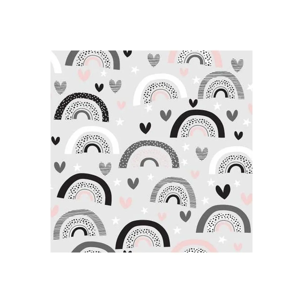 DFDM Rainbow Hearts Flannel DFDM Rainbow Hearts Flannel