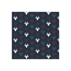 Hudson Deer Flannel Navy- 82220103B-04 Hudson Deer Flannel Navy- 82220103B-04