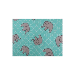 Fabric Creations Aqua Elephant 100% Cotton Fabric Creations Aqua Elephant 100% Cotton